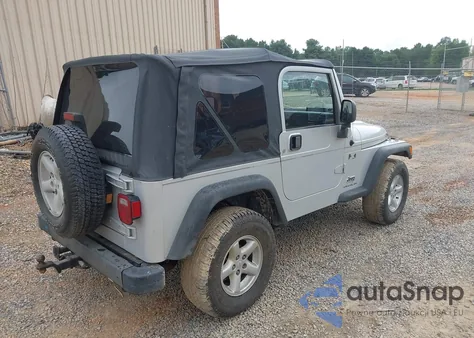 2003 Jeep Wrangler X from USA, damaged, VIN 1J4FA39S83P347529